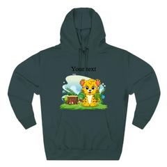 Three-Panel Fleece Hoodie