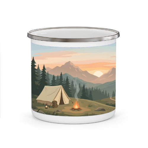 Enamel Camping Mug