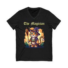 Unisex Jersey Short Sleeve V-Neck Tee