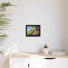 Matte Canvas, Framed (Black)