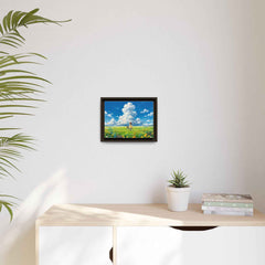 Matte Canvas, Framed (Espresso)