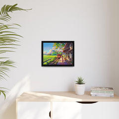 Matte Canvas, Framed (Black)