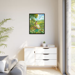Matte Canvas, Vertical Framed (Espresso)