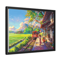 Matte Canvas, Framed (Black)