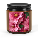 Scented Soy Candle (Multi-Size, Amber Jar) 4oz - My Posh Prints