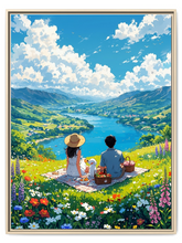 Matte Canvas, Vertical Framed (Natural)