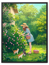 Matte Canvas, Vertical Framed (Black)
