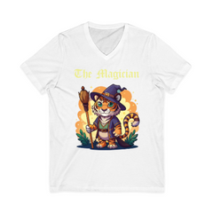 Unisex Jersey Short Sleeve V-Neck Tee