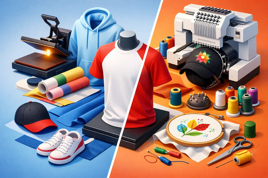 Custom Apparel vs Embroidery for Your Style