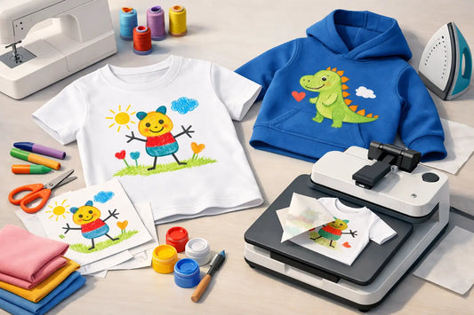 How to Put Kids Drawings on Clothes