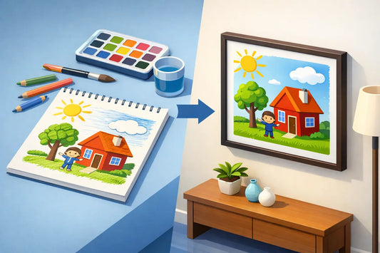 How to Turn Artwork Into Wall Art
