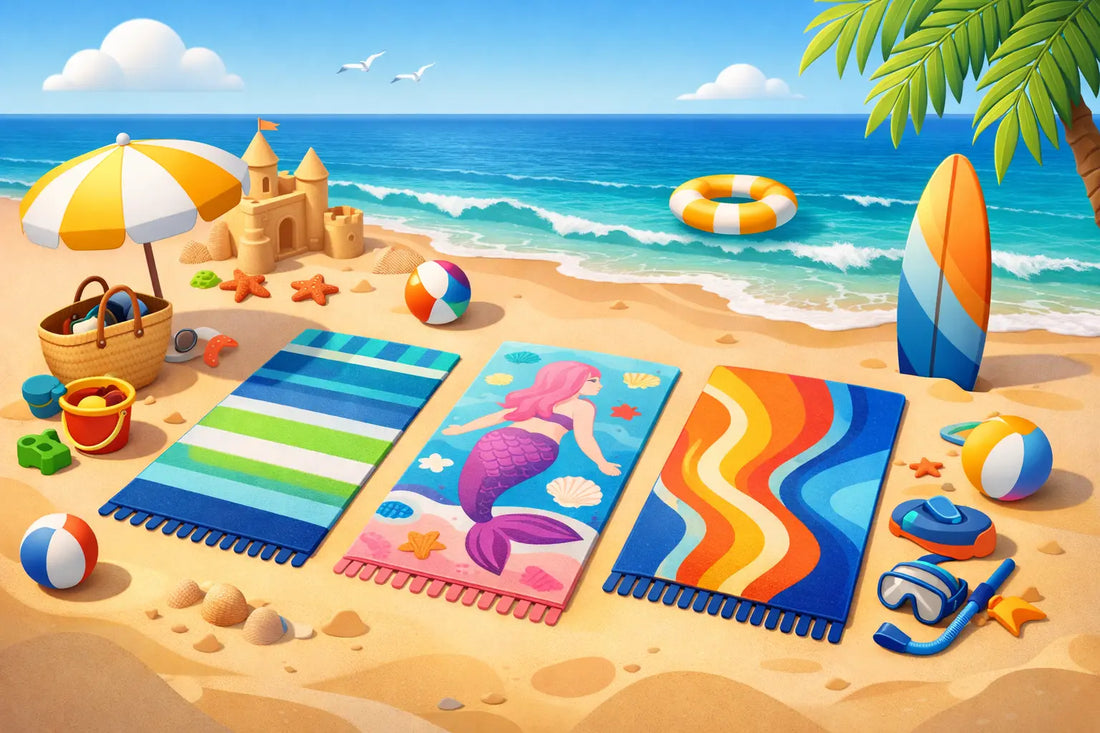 Personalized Beach Towels for Families, Made Joyful