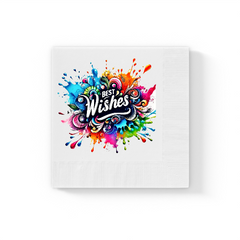 White Coined Napkins