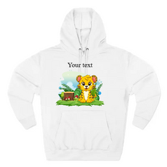 Three-Panel Fleece Hoodie