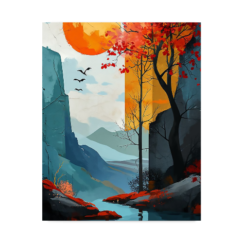 Vertical Matte Canvas, Stretched, 1.25" (Medium) - My Posh Prints