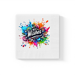 White Coined Napkins