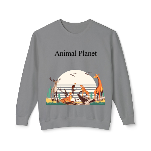 Unisex Lightweight Crewneck Sweatshirt - My Posh Prints