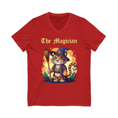Unisex Jersey Short Sleeve V-Neck Tee