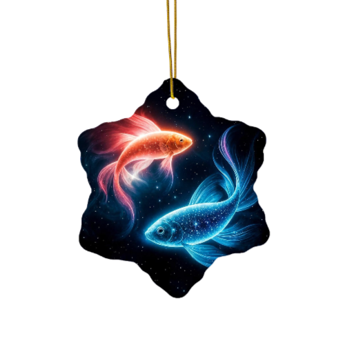 Ceramic Ornament, 4 Shapes