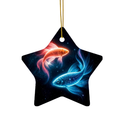 Ceramic Ornament, 4 Shapes