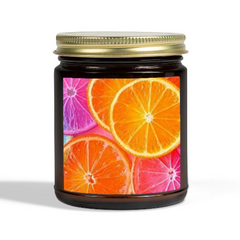 Scented Candles, Coconut Apricot Wax (9oz)