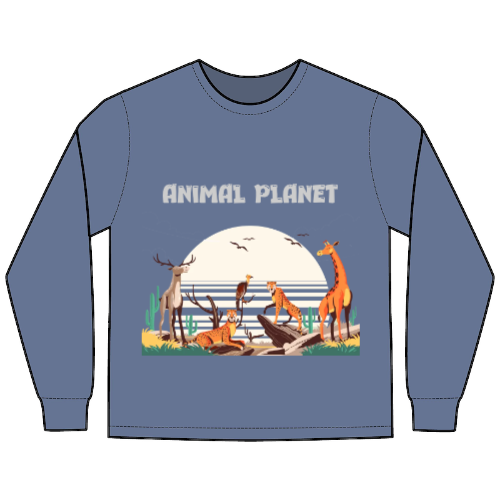 Unisex ComfortWash® Garment-Dyed Long Sleeve T-Shirt