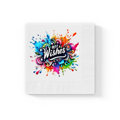 White Coined Napkins