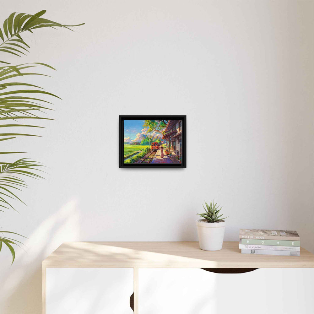 Matte Canvas, Framed (Black)