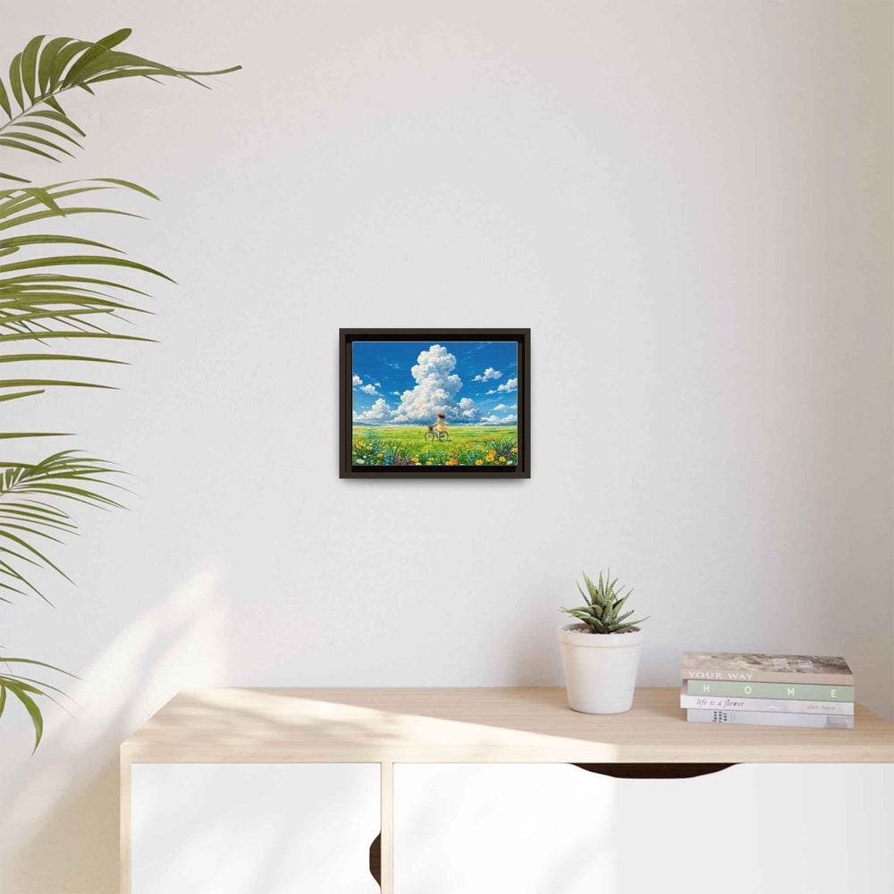 Matte Canvas, Framed (Espresso)