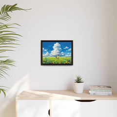 Matte Canvas, Framed (Espresso)