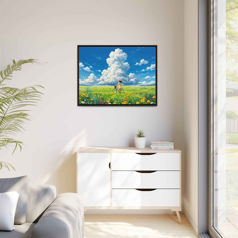 Matte Canvas, Framed (Espresso)