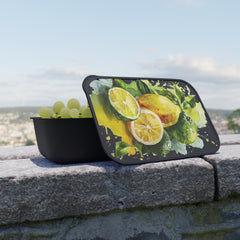 PLA Bento Box with Band and Utensils