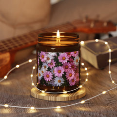 Scented Soy Candle (Multi-Size, Amber Jar) 9oz