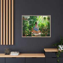 Matte Canvas, Framed (Natural)
