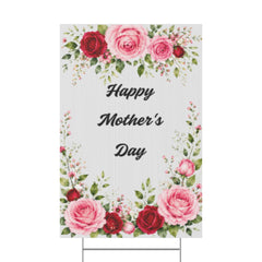 Vertical Plastic Yard Sign