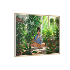Matte Canvas, Framed (Natural)