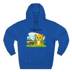 Three-Panel Fleece Hoodie