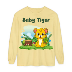 Unisex Garment-dyed Long Sleeve T-Shirt
