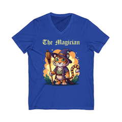 Unisex Jersey Short Sleeve V-Neck Tee