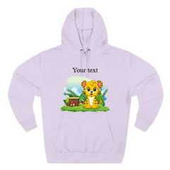 Three-Panel Fleece Hoodie