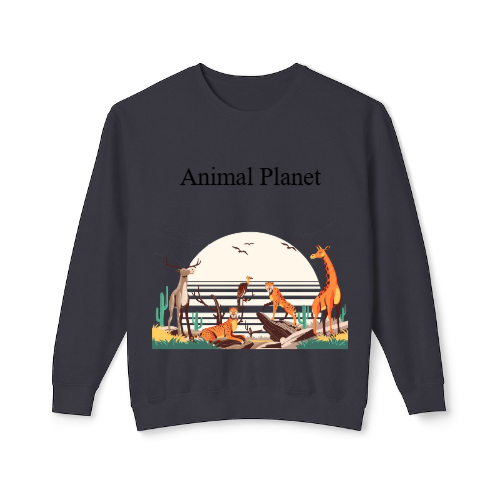 Unisex Lightweight Crewneck Sweatshirt - My Posh Prints