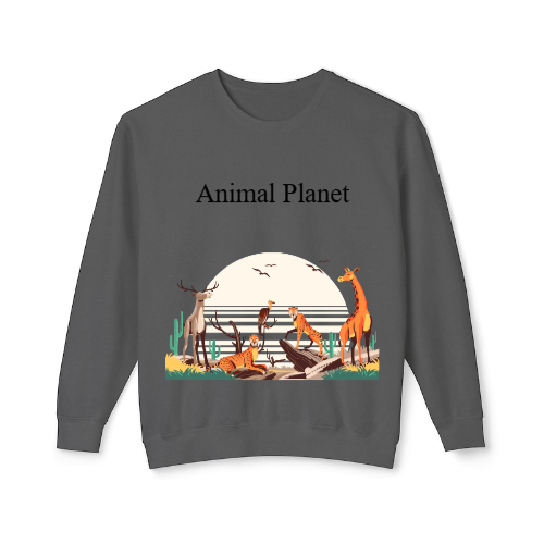 Unisex Lightweight Crewneck Sweatshirt - My Posh Prints